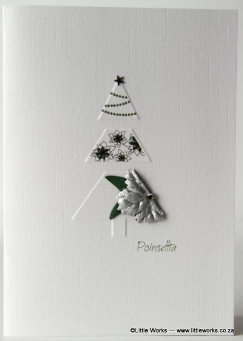 XPSS - Christmas Tree - Silver Poinsettia