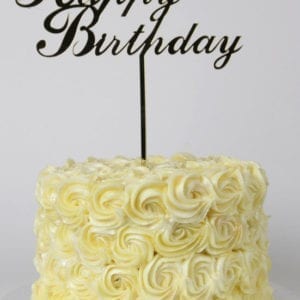 CT18 - Happy Birthday Cake Topper